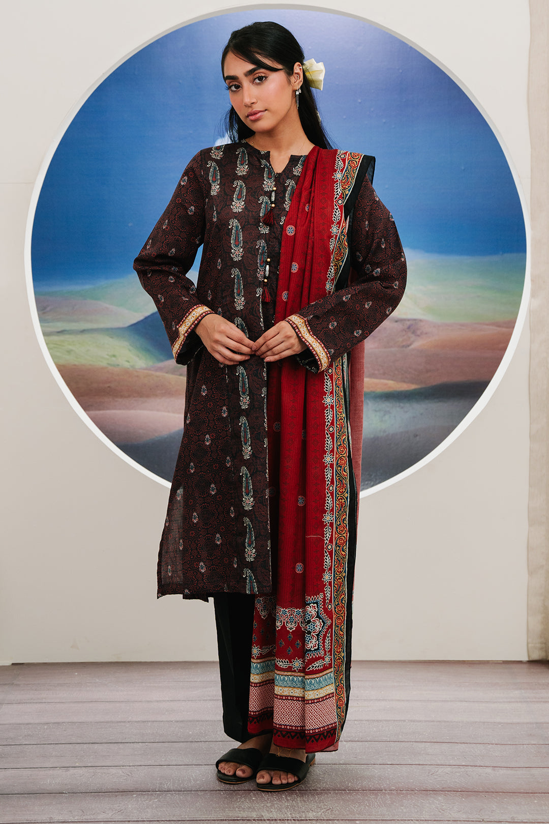 Kurta Dupatta Trouser - 2100