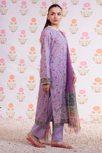 Embroidered Kurta Dupatta Trouser - 2112