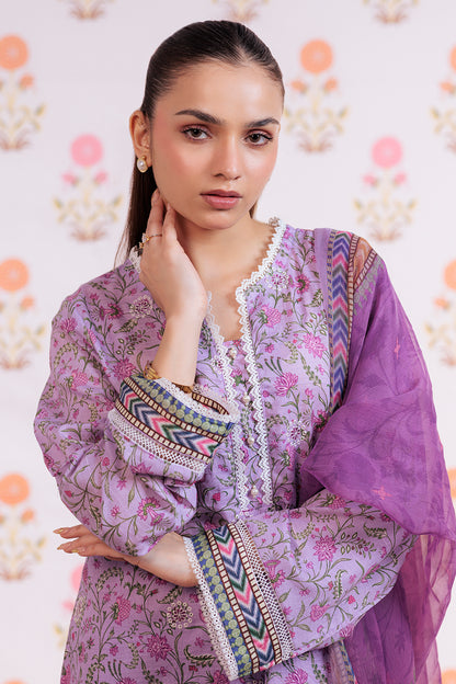 Embroidered Kurta Dupatta Trouser - 2112