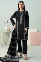 Embroidered Kurta Dupatta Trouser - 2113