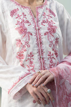 Embroidered Kurta Dupatta Trouser - 2135