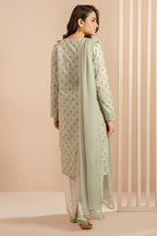 Embroidered Kurta Dupatta Trouser - 2137