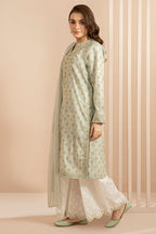 Embroidered Kurta Dupatta Trouser - 2137