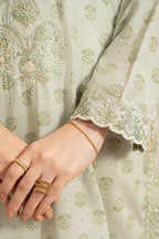 Embroidered Kurta Dupatta Trouser - 2137