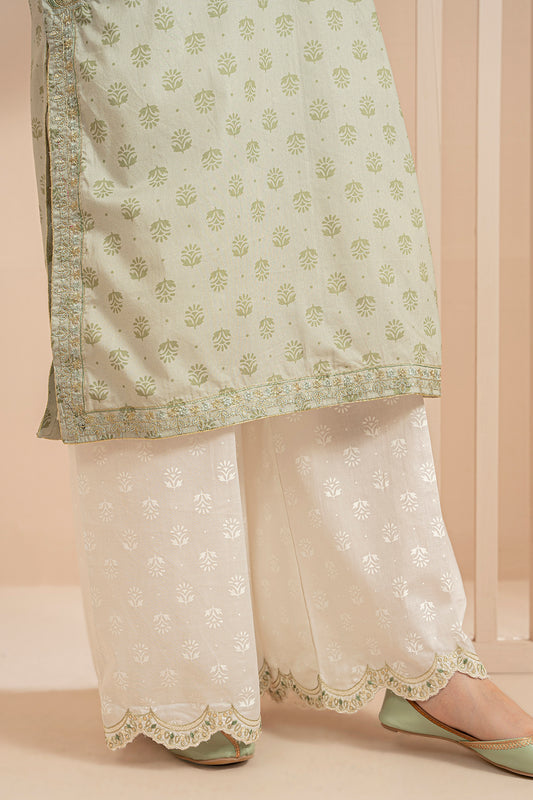 Embroidered Kurta Dupatta Trouser - 2137