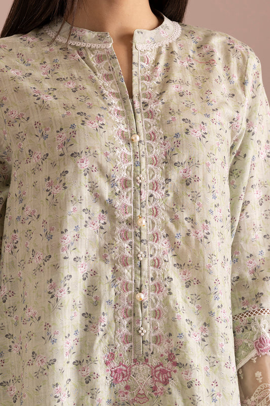 Embroidered Kurta Dupatta Trouser - 2267