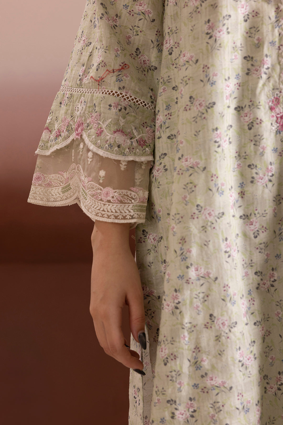 Embroidered Kurta Dupatta Trouser - 2267