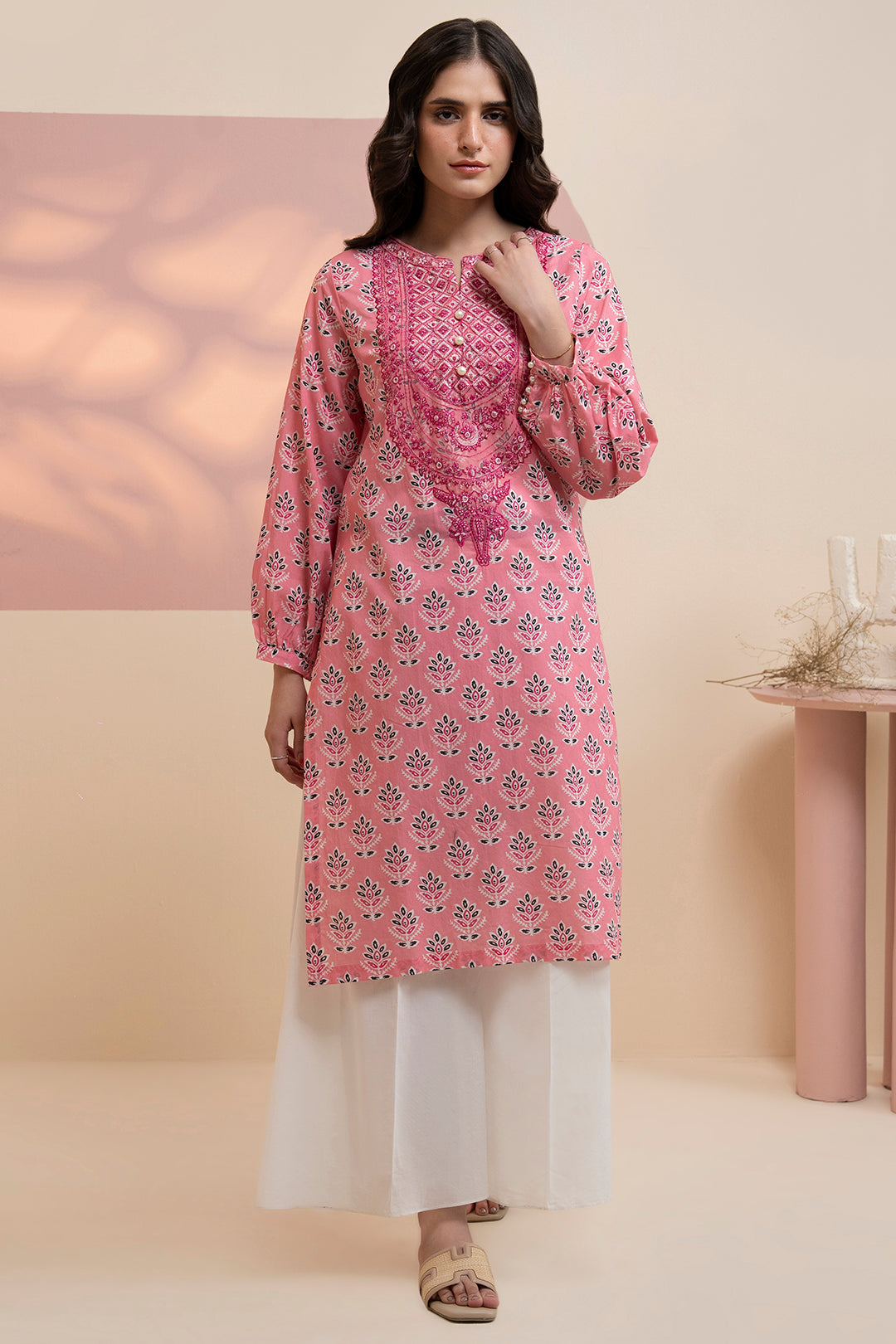 Embroidered Kurta - 1410