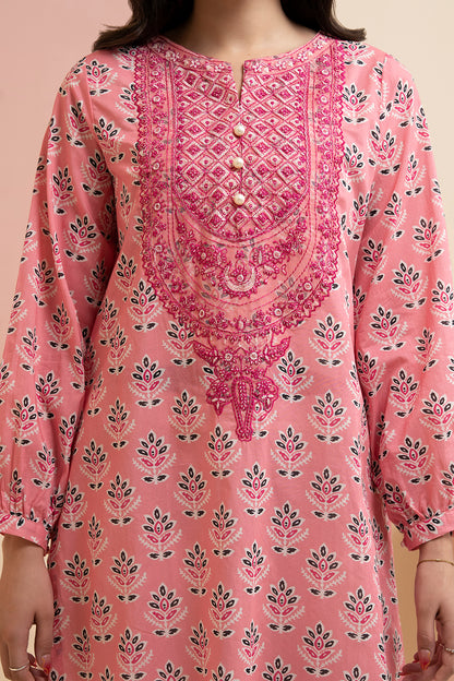 Embroidered Kurta - 1410