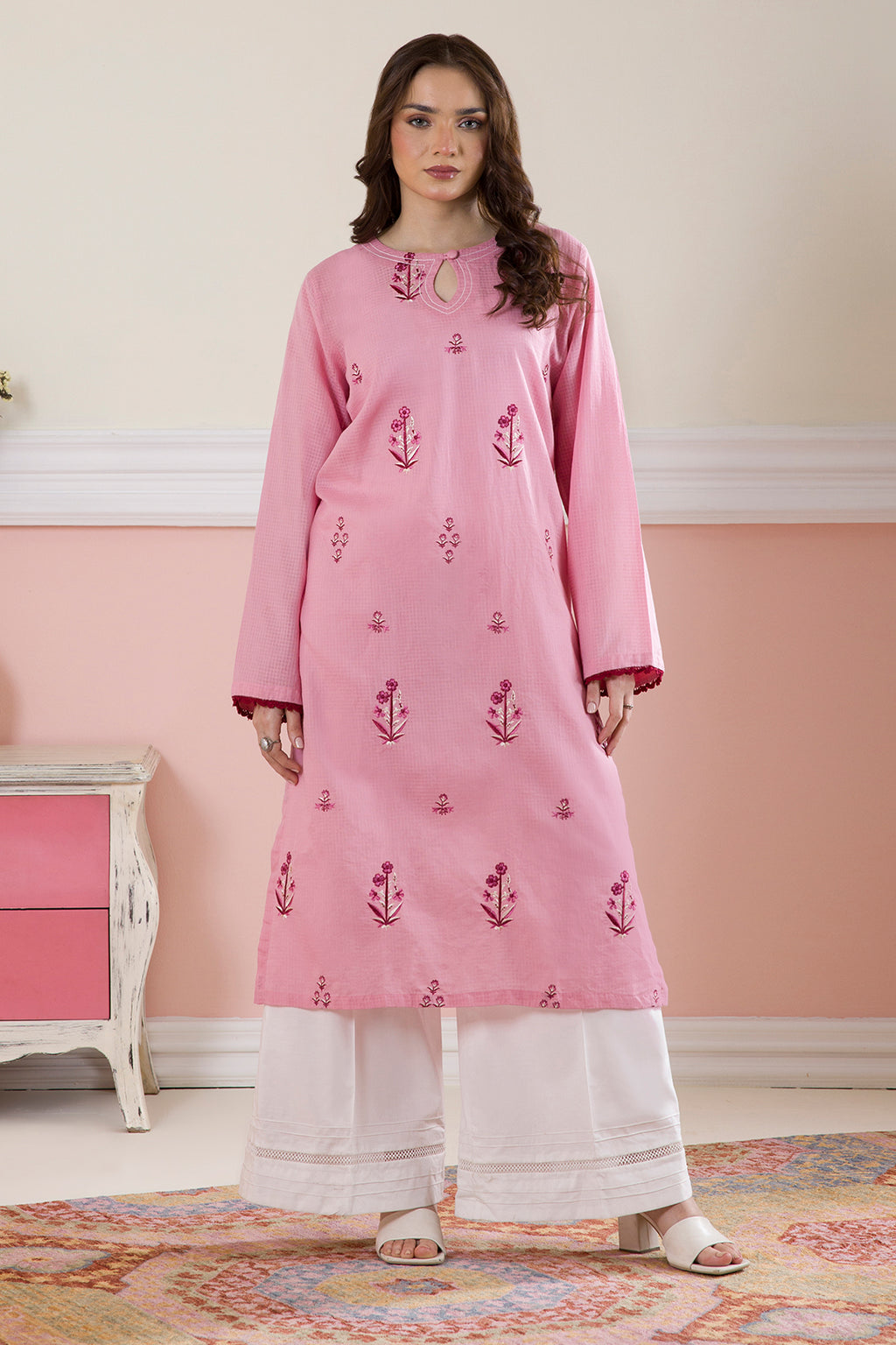 Embroidered Kurta - 1413