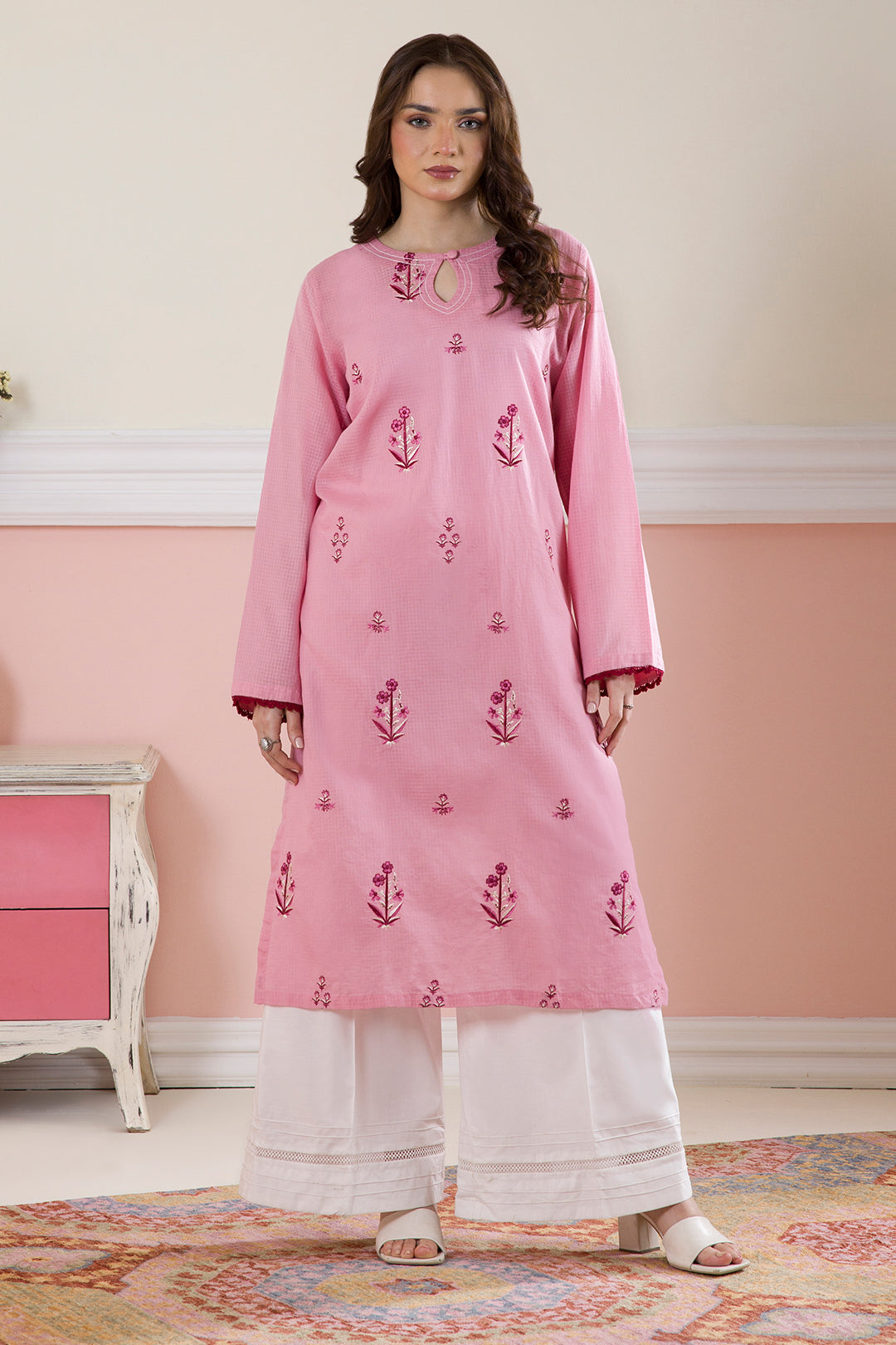 Embroidered Kurta - 1413