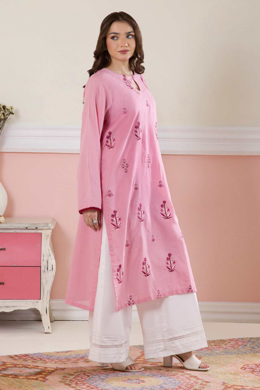 Embroidered Kurta - 1413