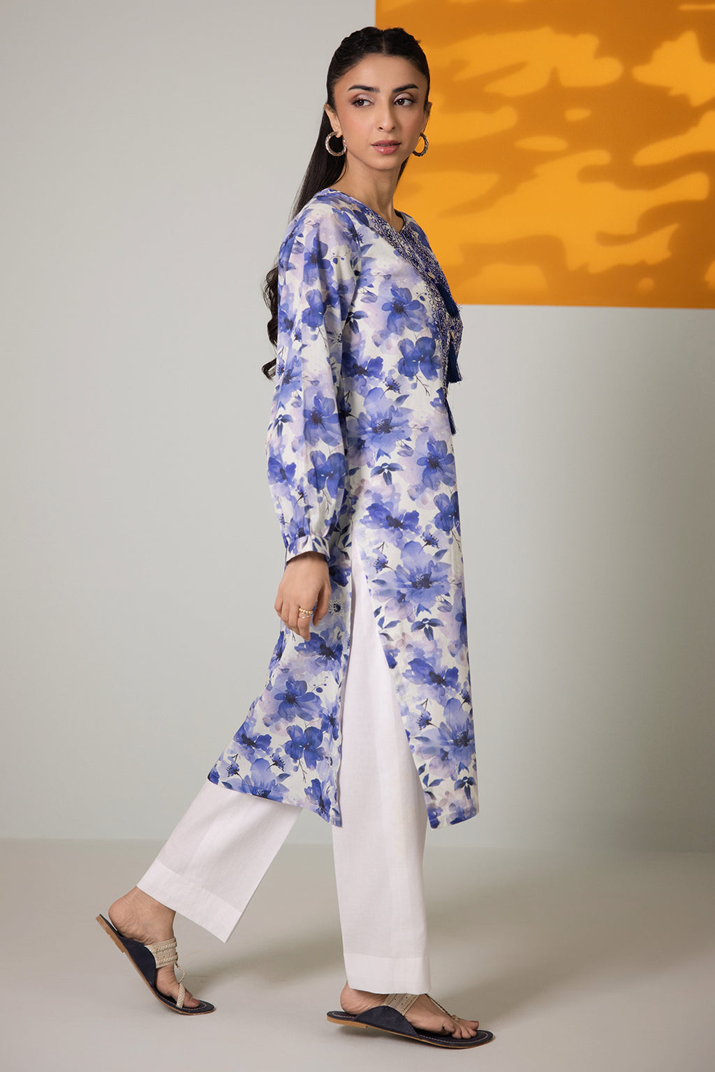 Embroidered Kurta - 1468