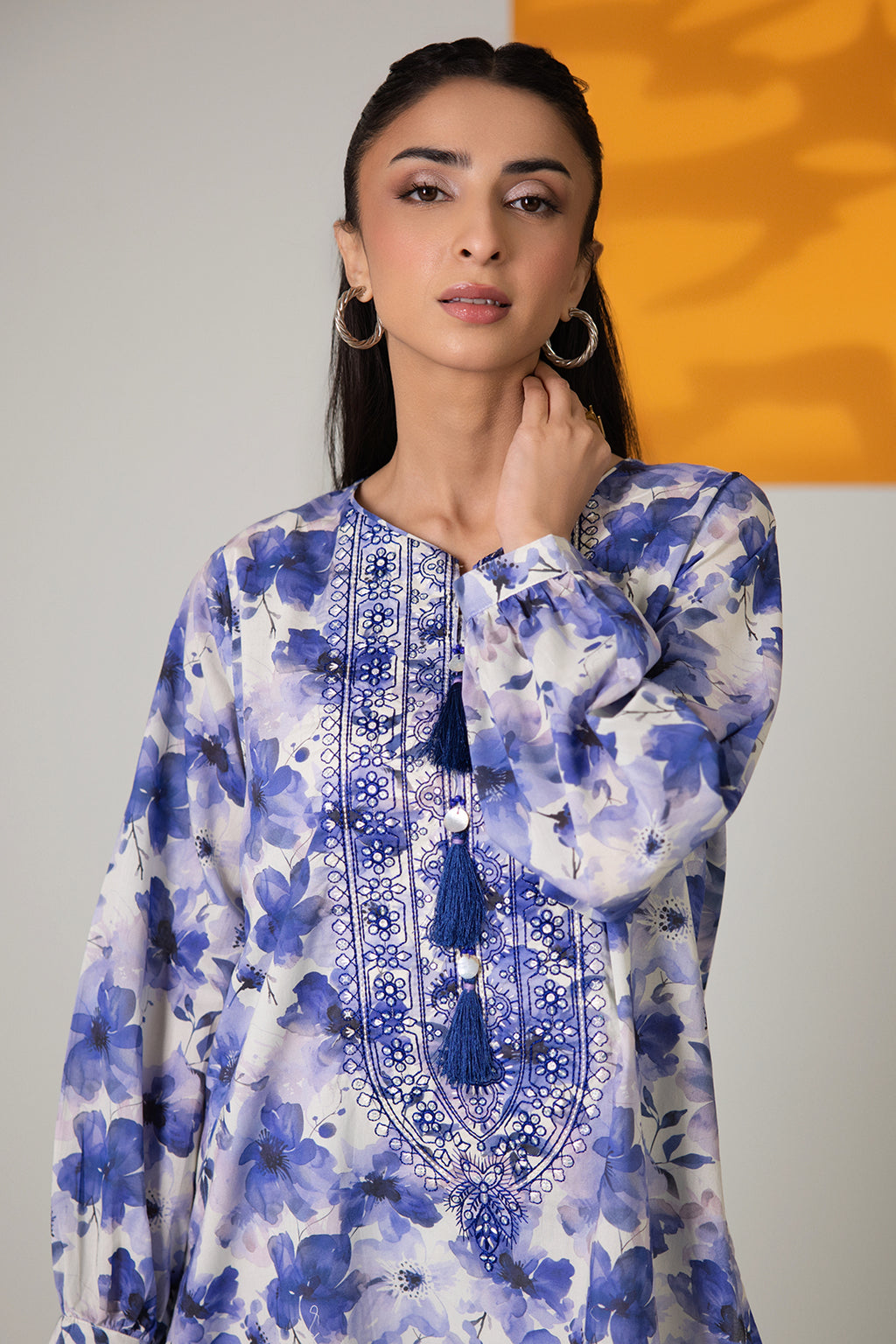 Embroidered Kurta - 1468