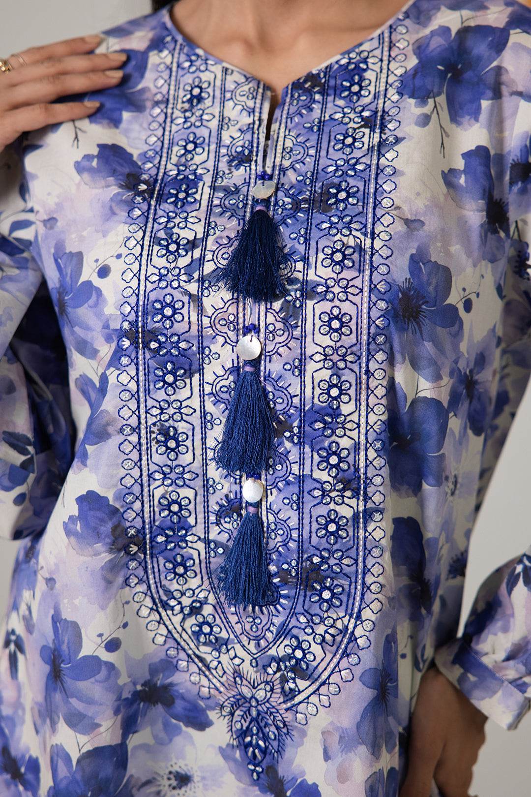 Embroidered Kurta - 1468