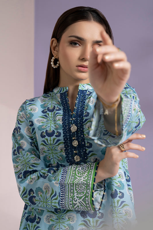 Embroidered Kurta - 1591