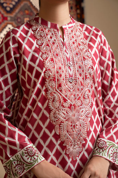 Embroidered Kurta - 1734