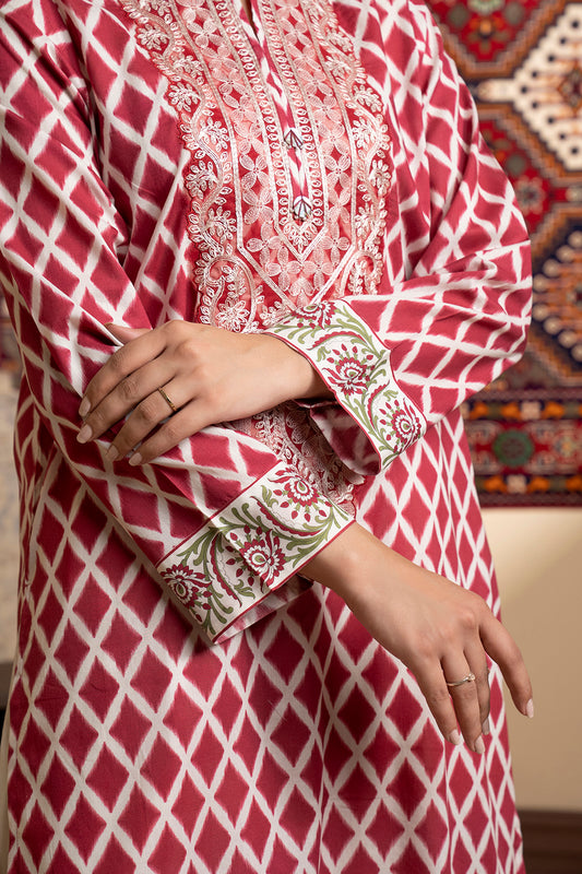Embroidered Kurta - 1734