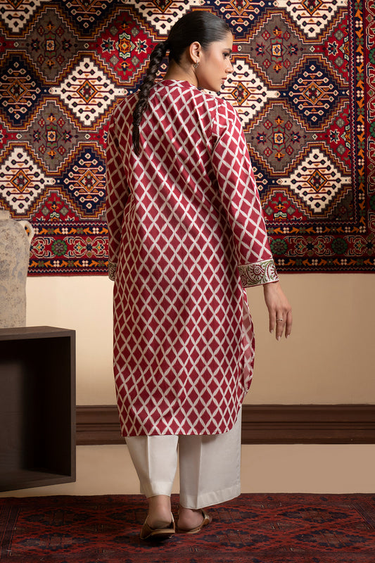 Embroidered Kurta - 1734