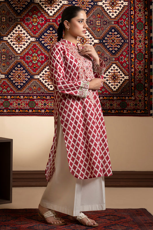 Embroidered Kurta - 1734