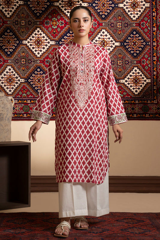 Embroidered Kurta - 1734