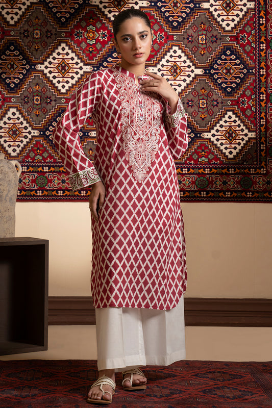 Embroidered Kurta - 1734