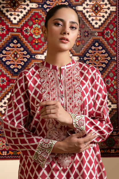 Embroidered Kurta - 1734