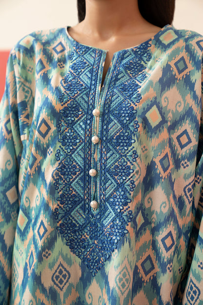 Embroidered Kurta - 1736