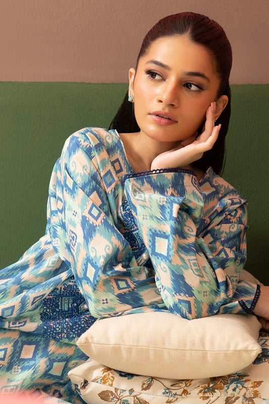 Embroidered Kurta - 1736