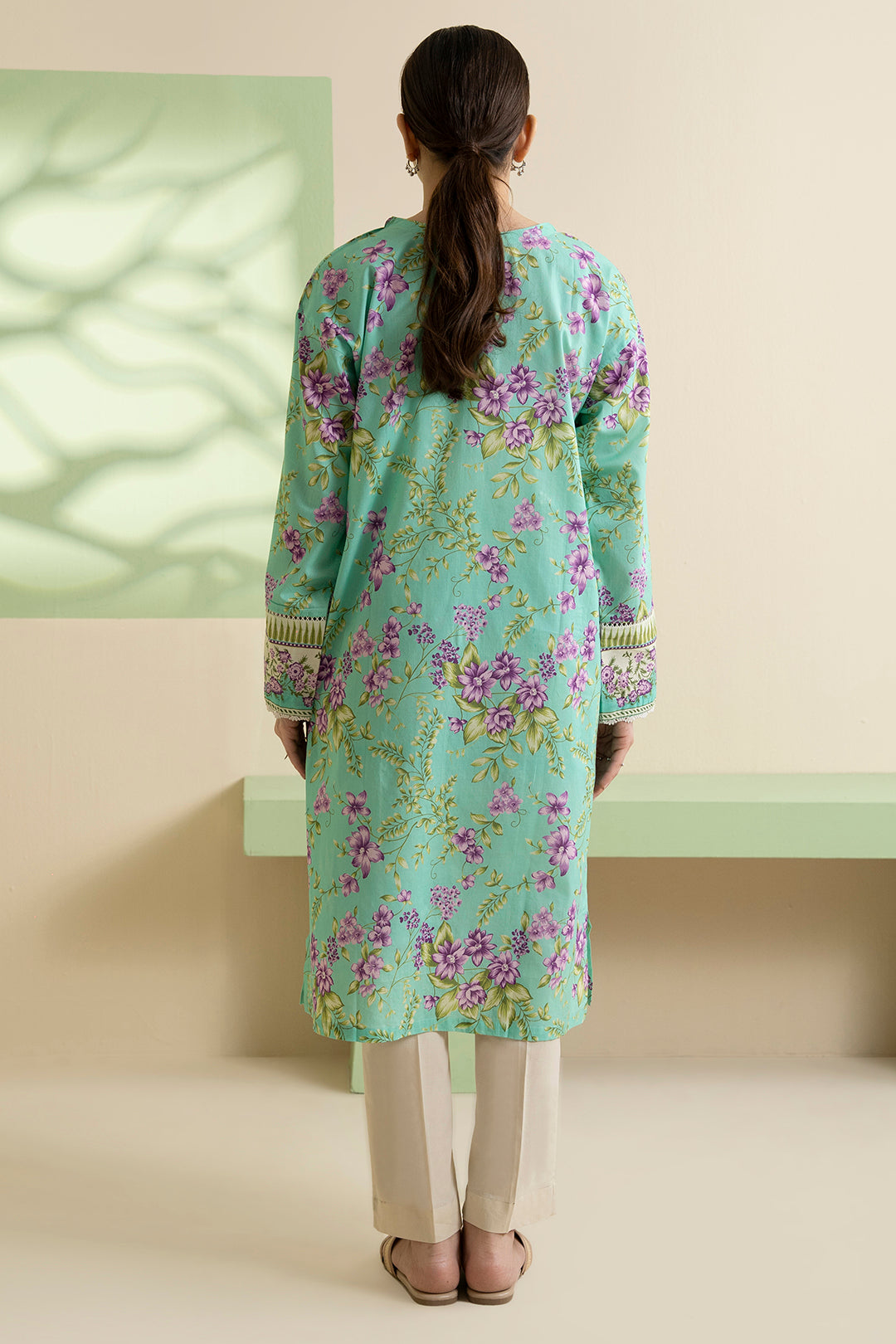 Embroidered Kurta - 1738