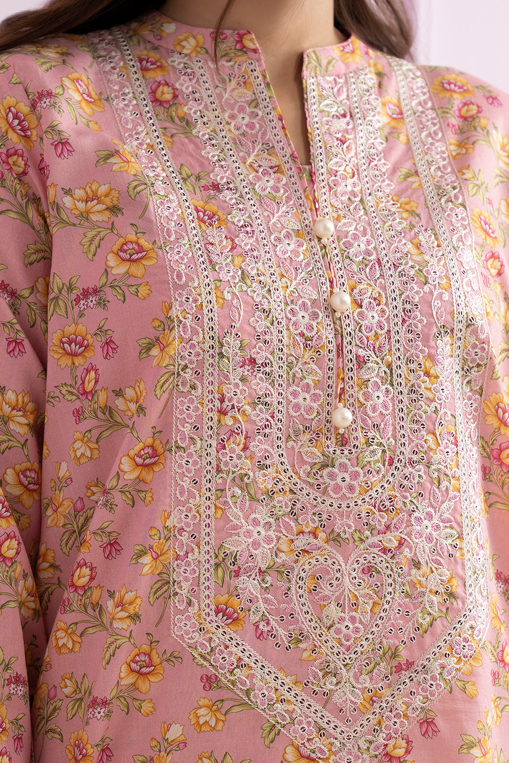Embroidered Kurta - 1802