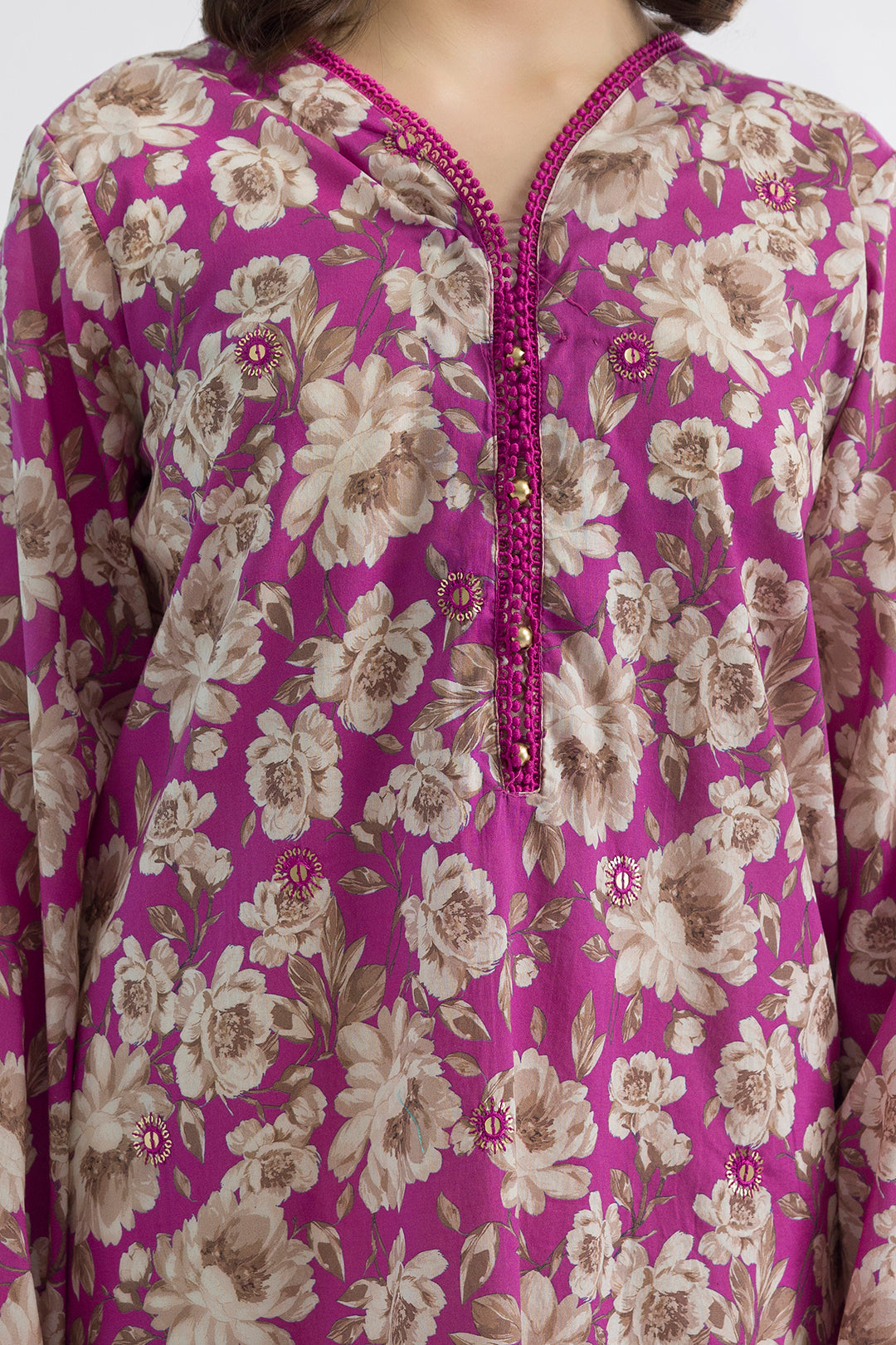 Embroidered Kurta - 1844