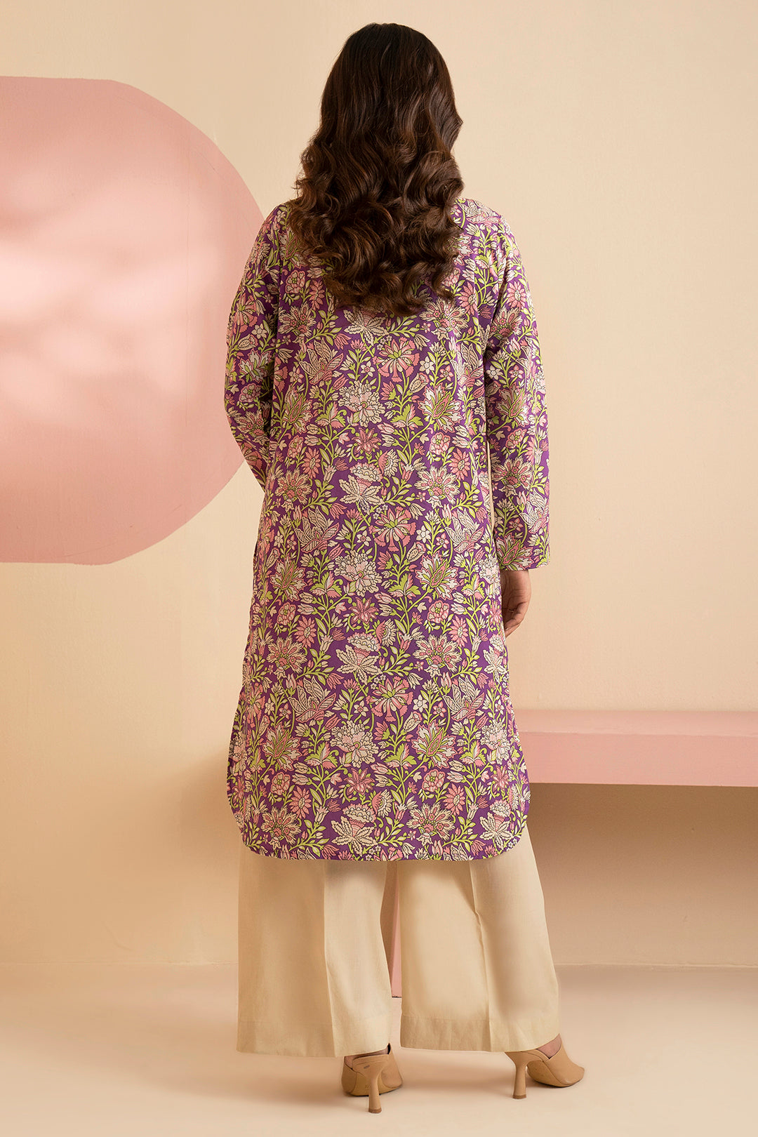 Embroidered Kurta - 1886