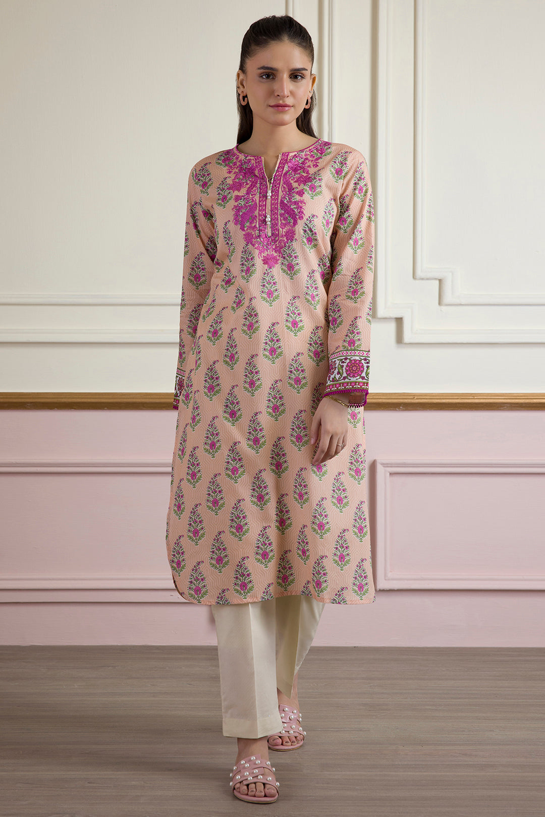 Embroidered Kurta - 1951
