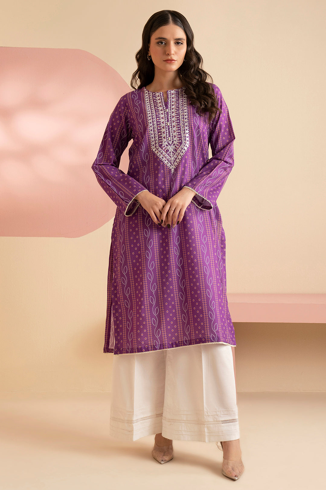 Embroidered Kurta - 1953
