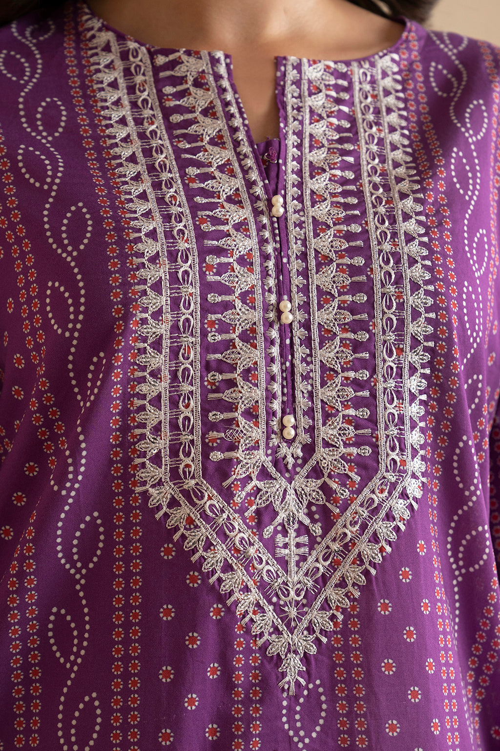 Embroidered Kurta - 1953