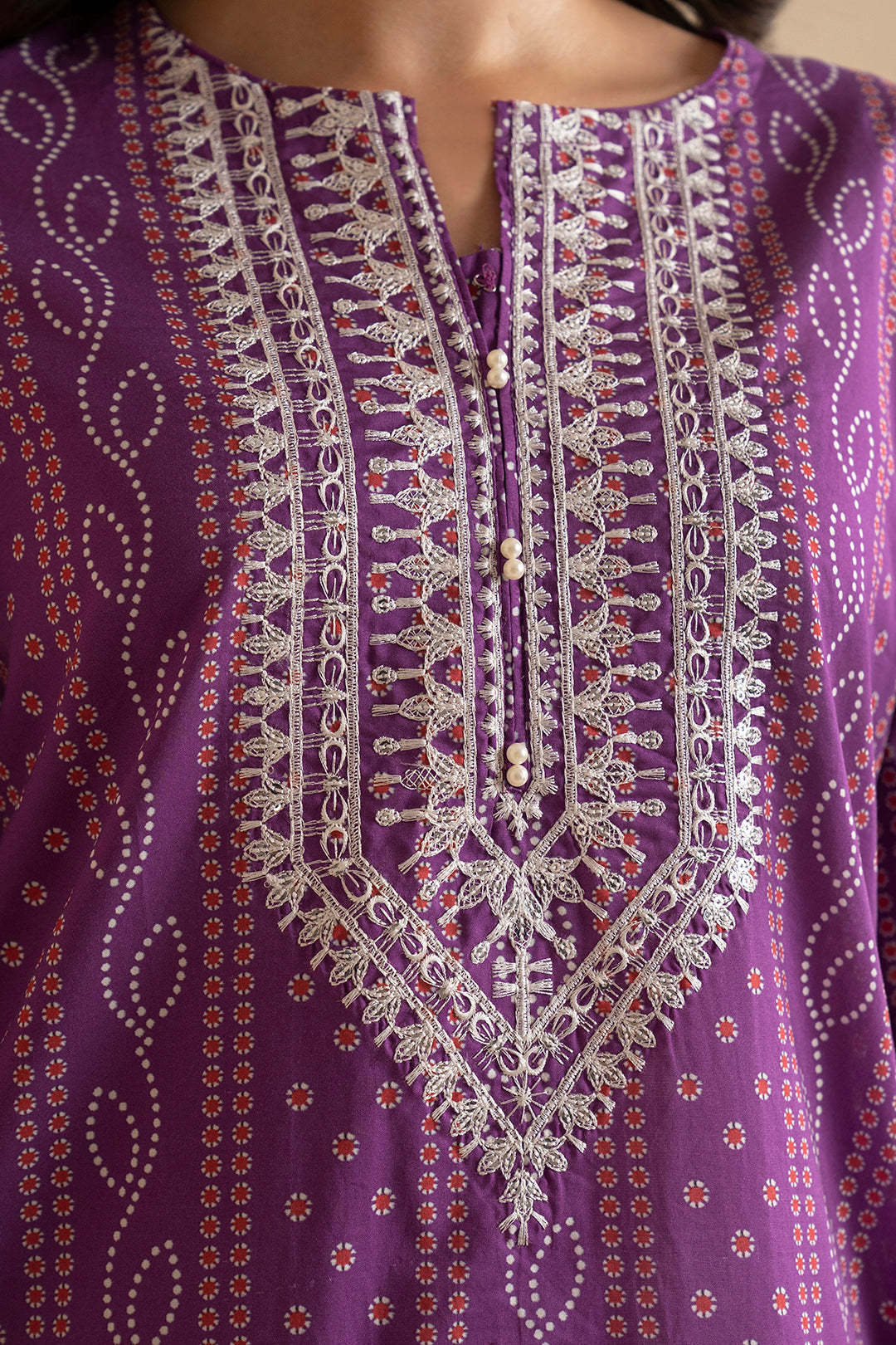 Embroidered Kurta - 1953