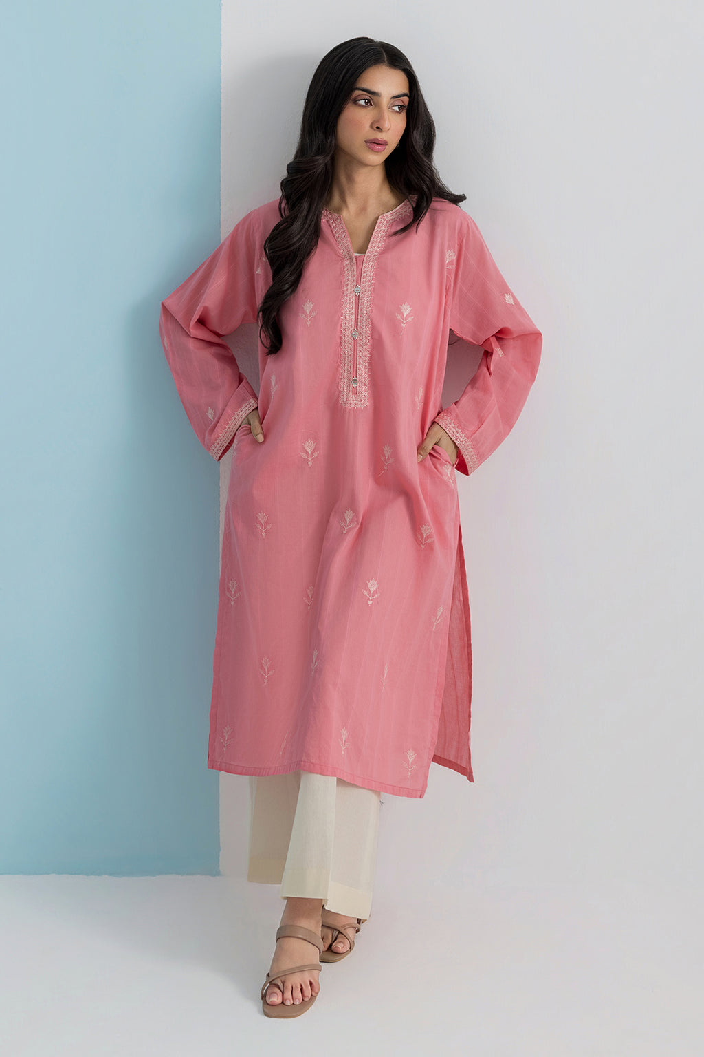 Embroidered Kurta - 1998