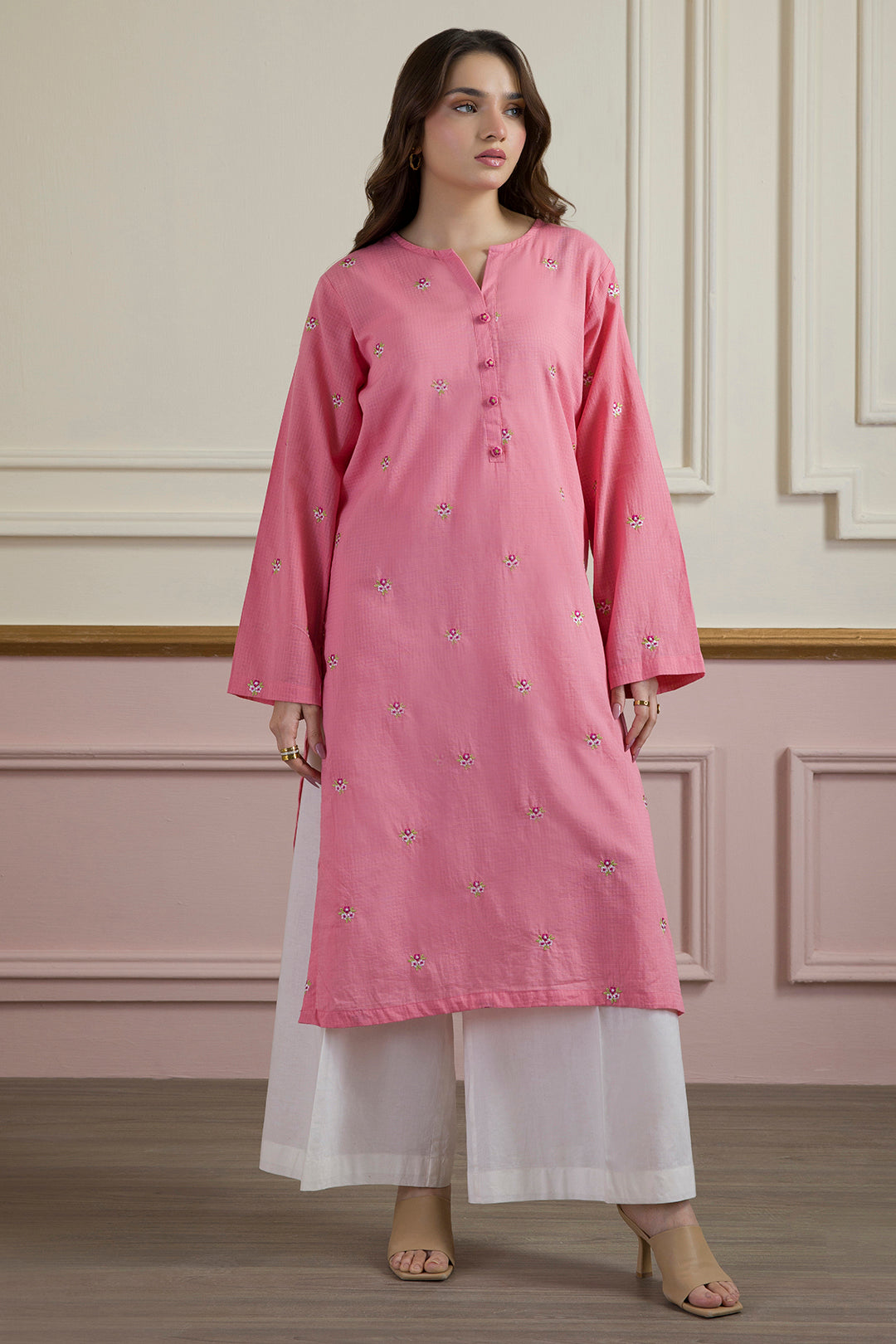 Embroidered Kurta - 2032