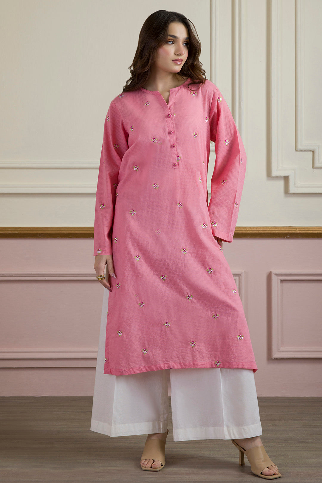 Embroidered Kurta - 2032