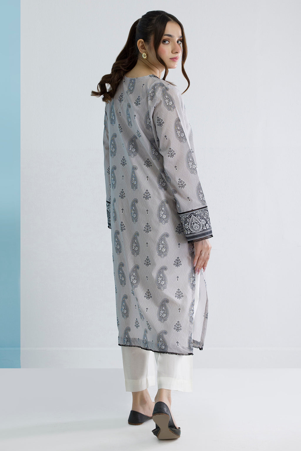 Embroidered Kurta - 2072