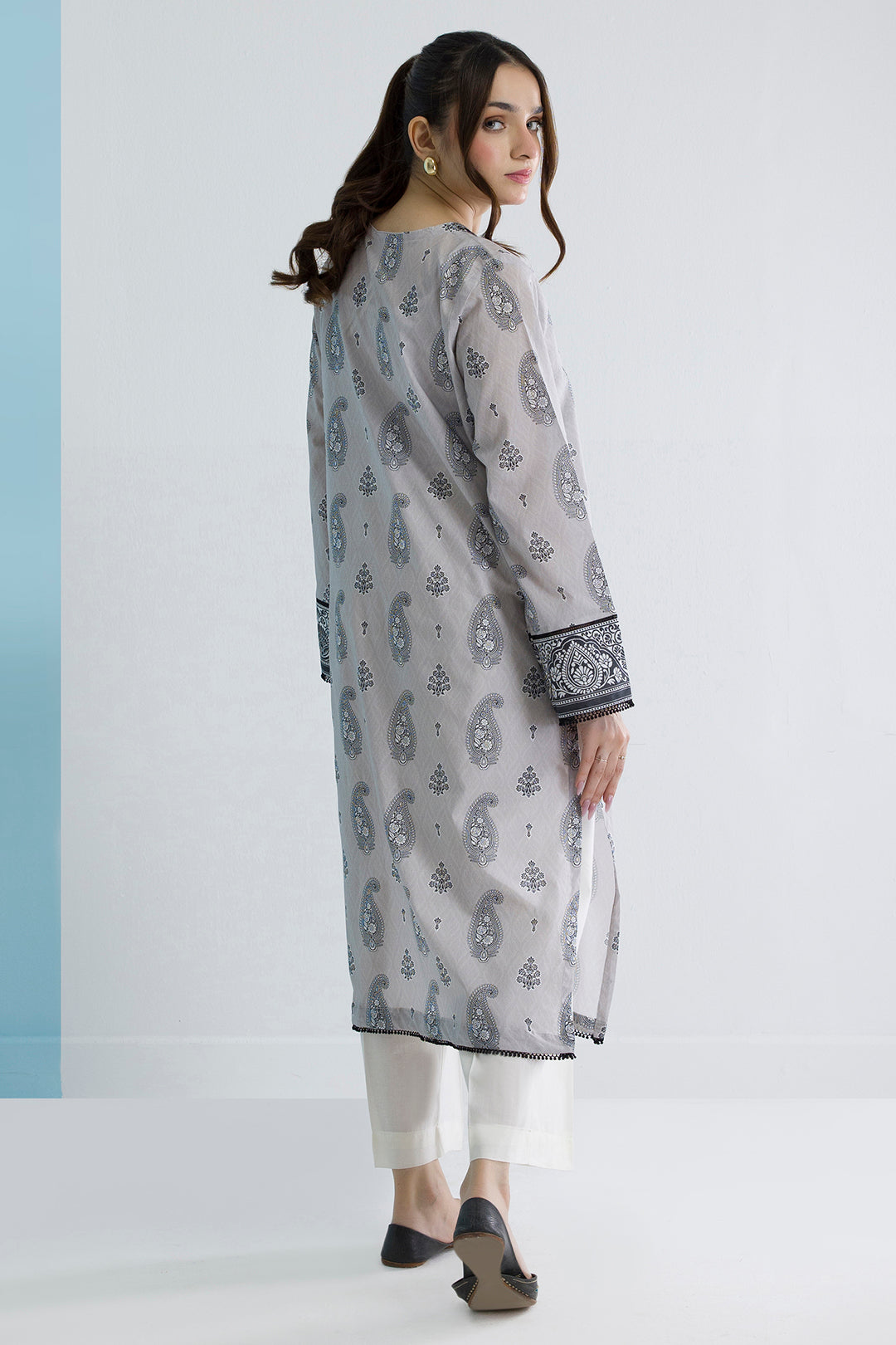 Embroidered Kurta - 2072