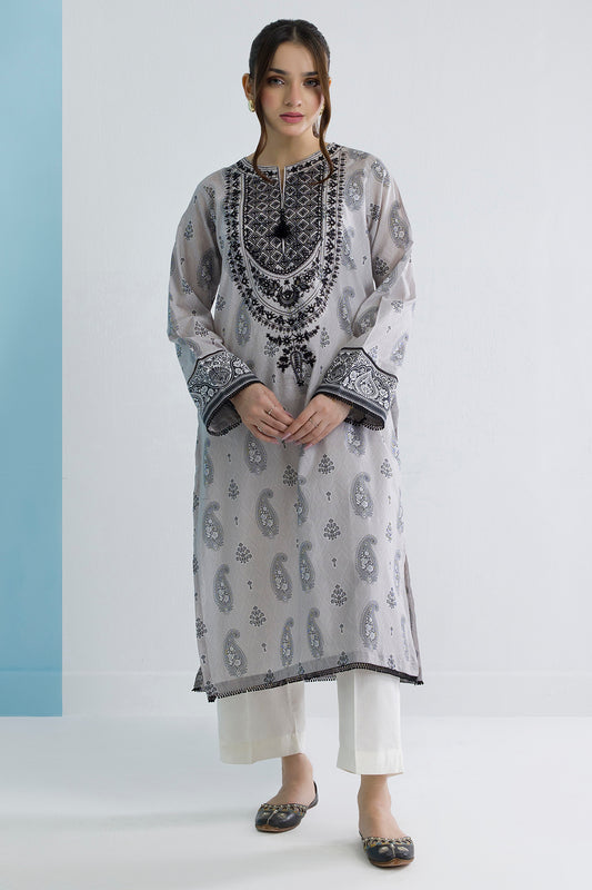 Embroidered Kurta - 2072