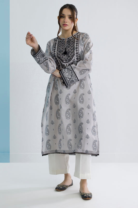 Embroidered Kurta - 2072