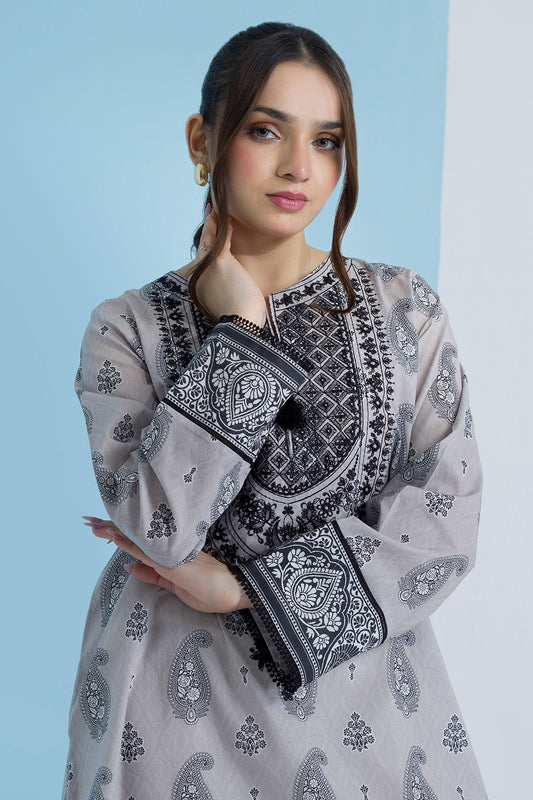 Embroidered Kurta - 2072