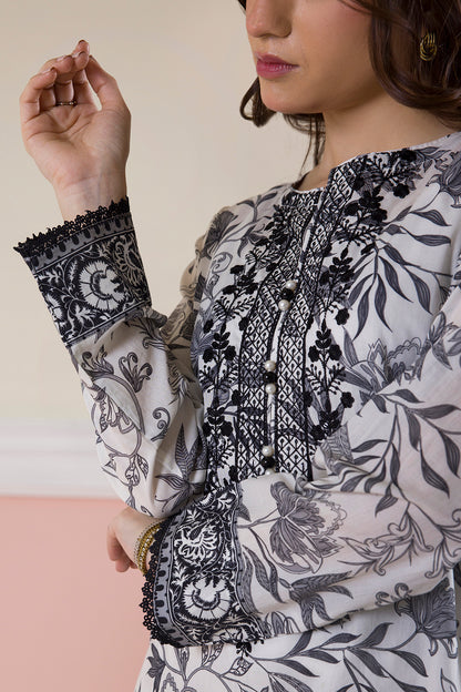 Embroidered Kurta - 2074