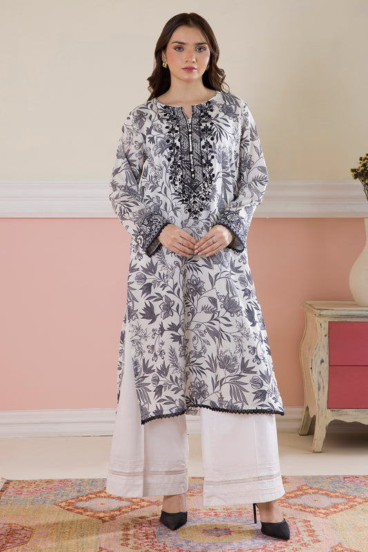 Embroidered Kurta - 2074