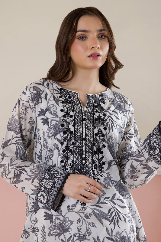 Embroidered Kurta - 2074