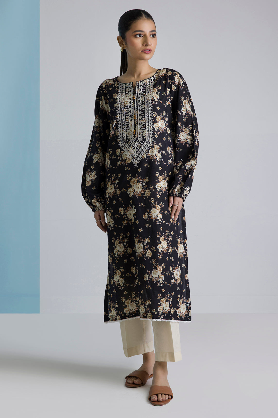 Embroidered Kurta - 2152