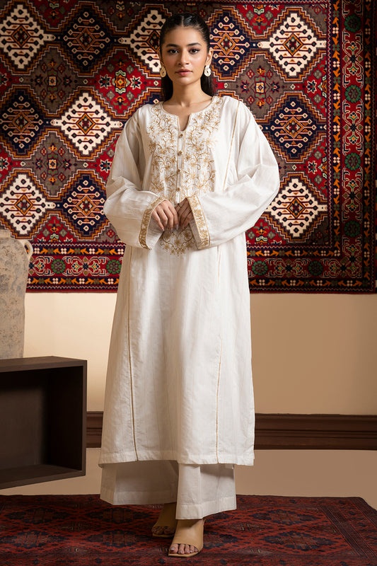 Embroidered Kurta - 2548